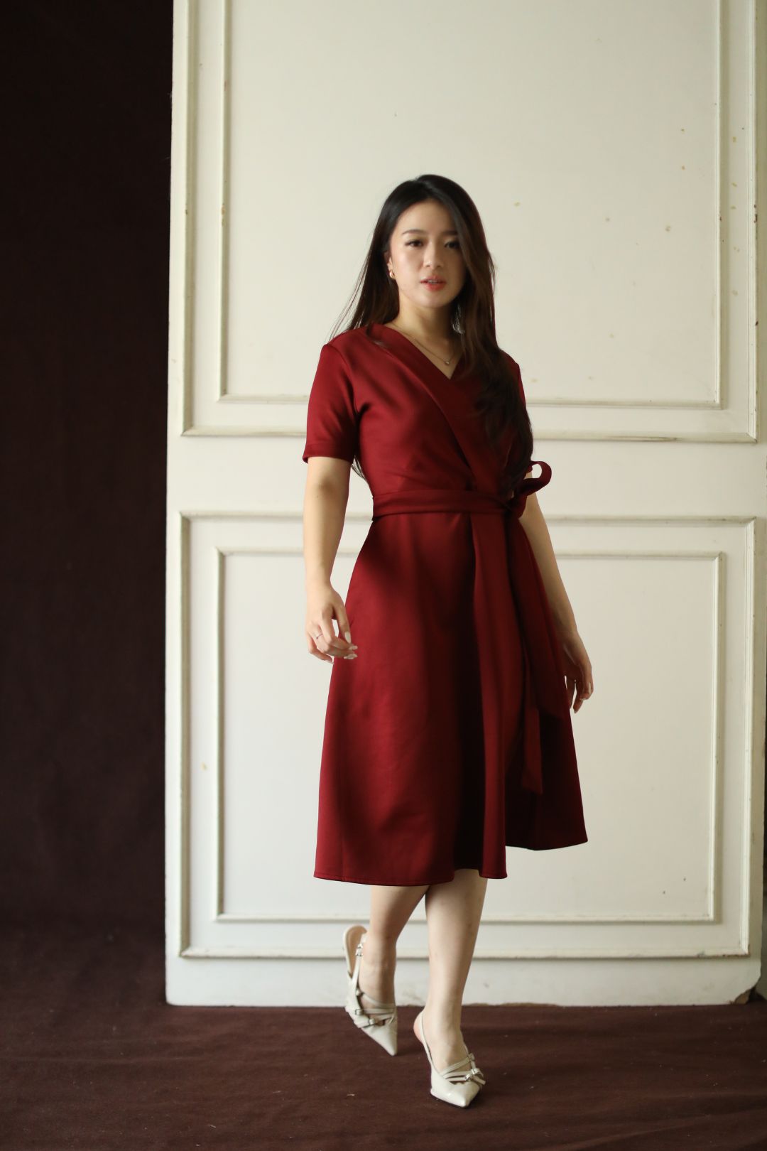 Cora Mini Wrap Dress