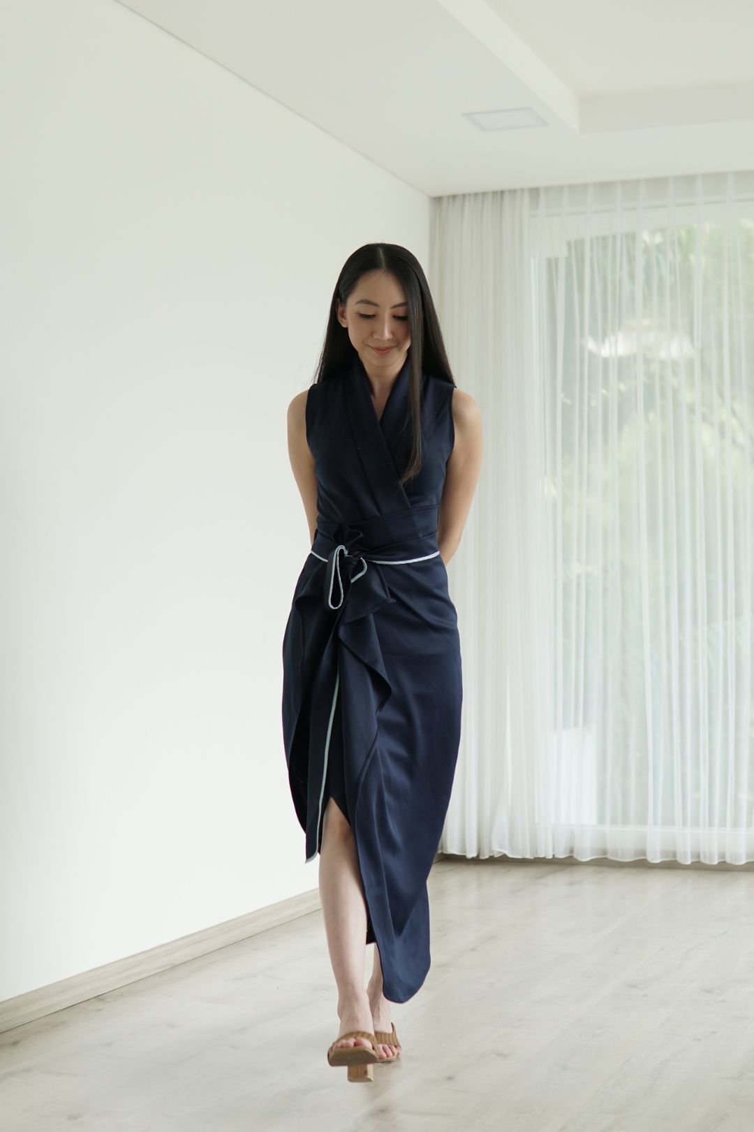 Ericha Sleeveless Wrap Dress