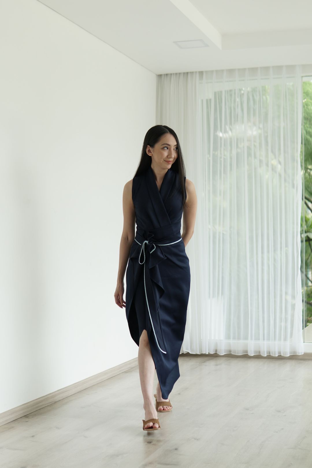 Ericha Sleeveless Wrap Dress