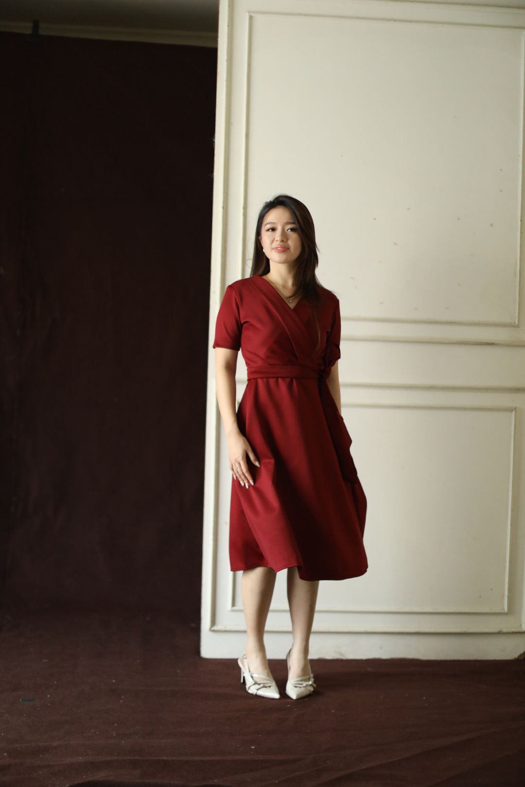 Cora Mini Wrap Dress