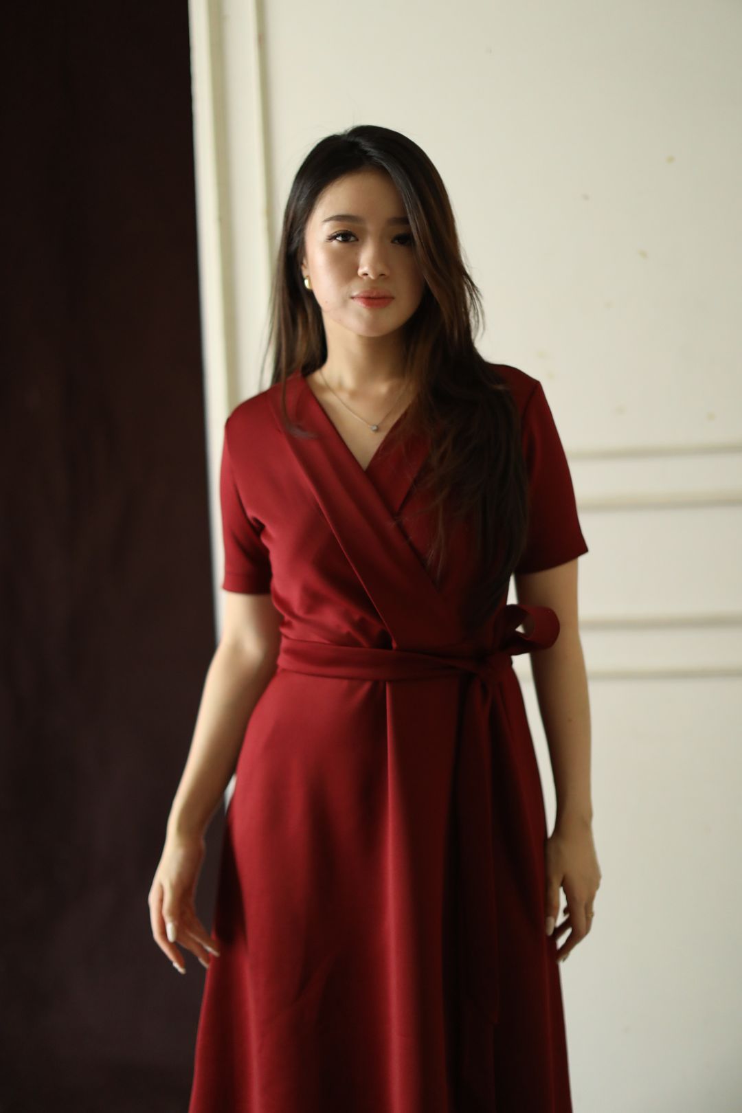 Cora Mini Wrap Dress