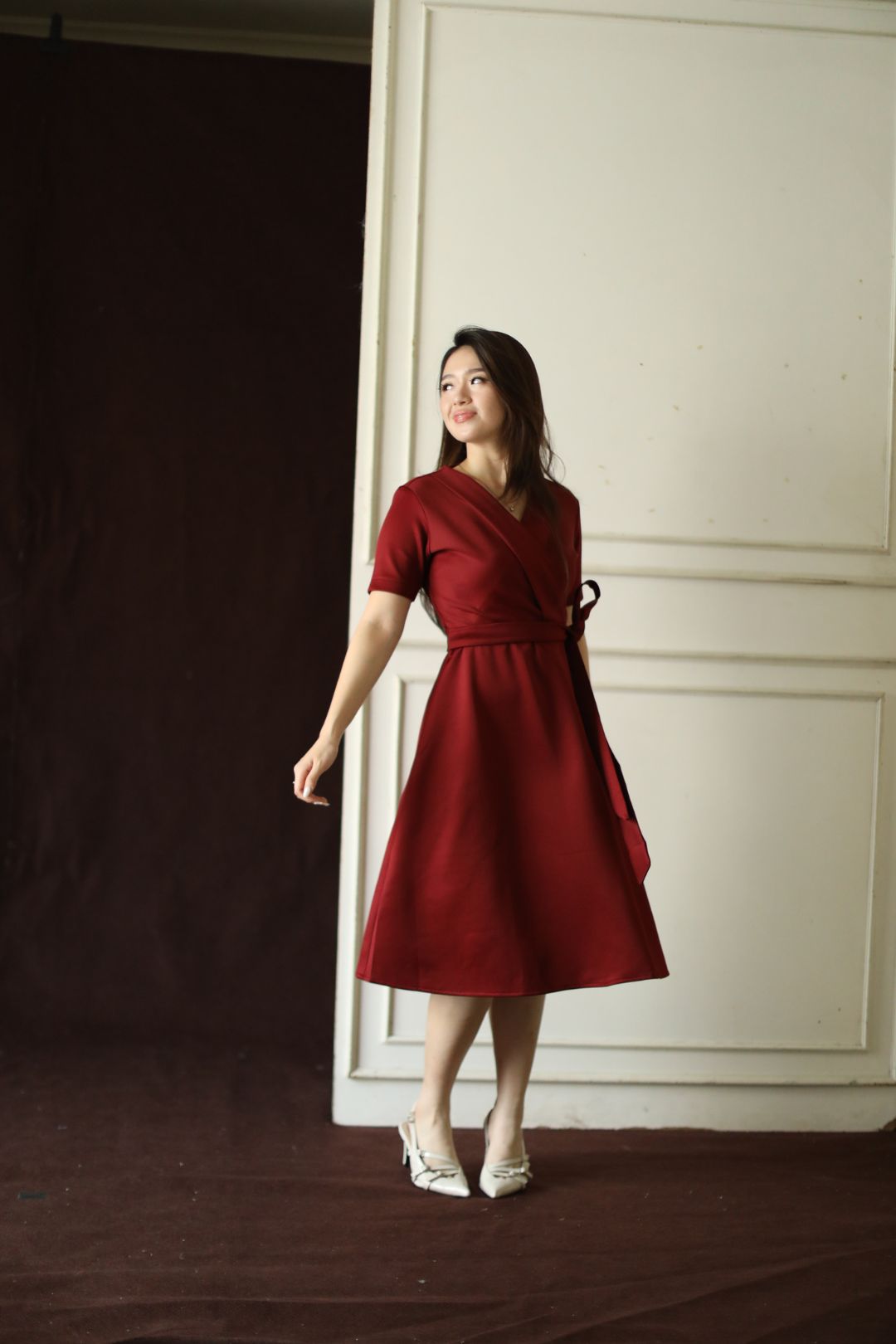 Cora Mini Wrap Dress