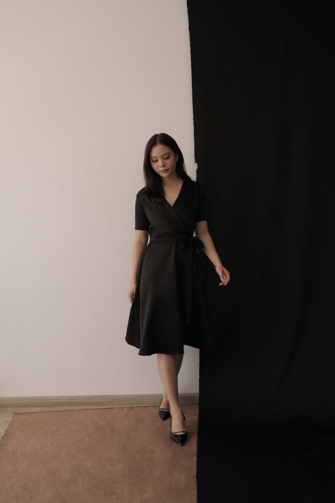 Cora Mini Wrap Dress