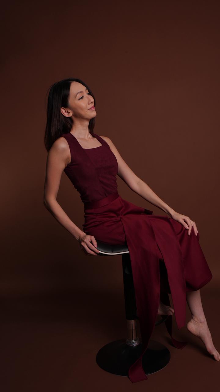 Emma Top Maroon - Atvezzo Top