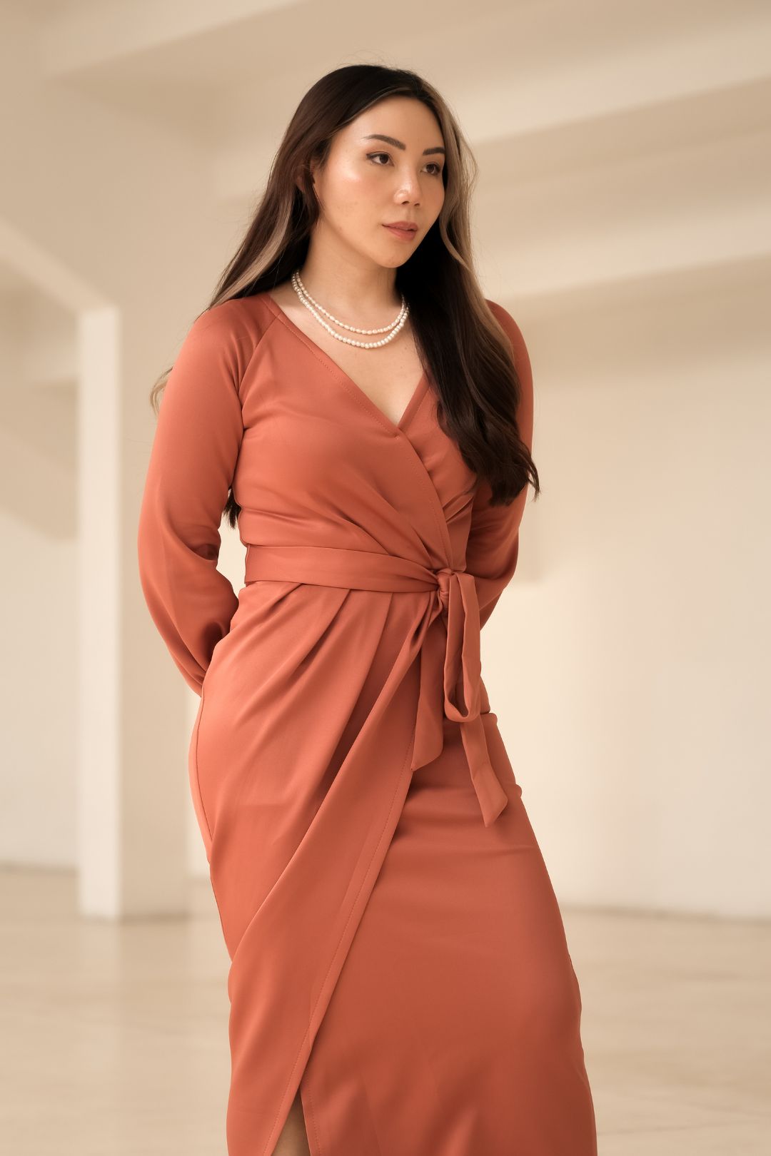 Mevia Wrap Dress