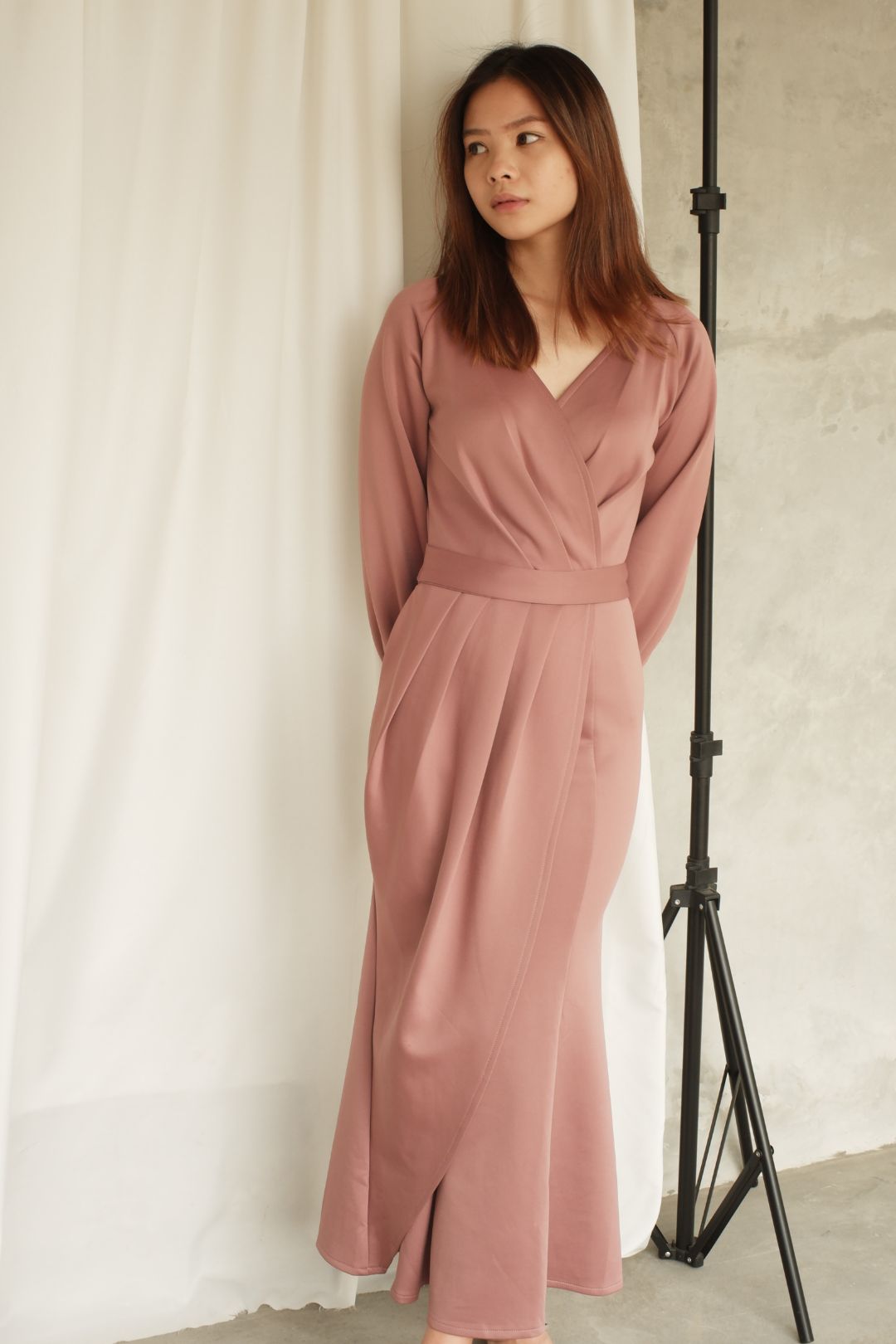 Lila Wrap Dress