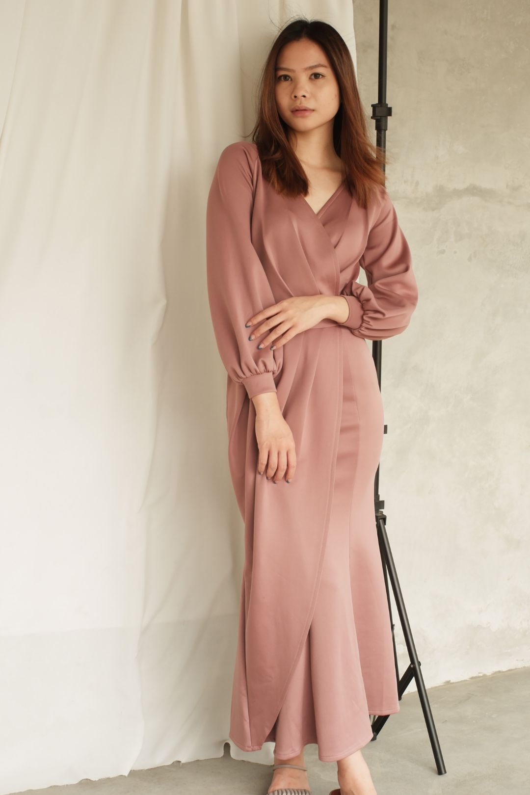 Lila Wrap Dress