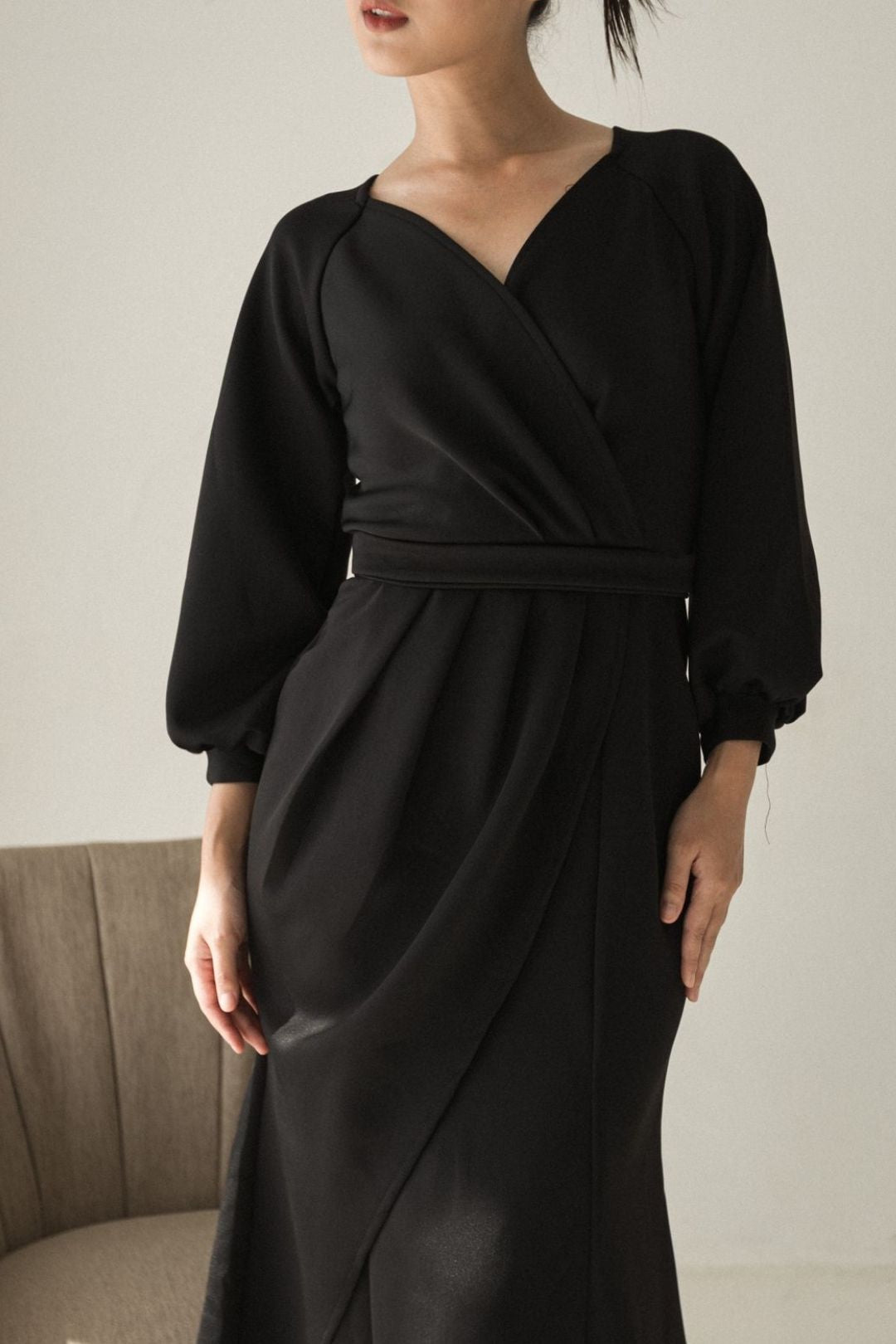 Lila Wrap Dress