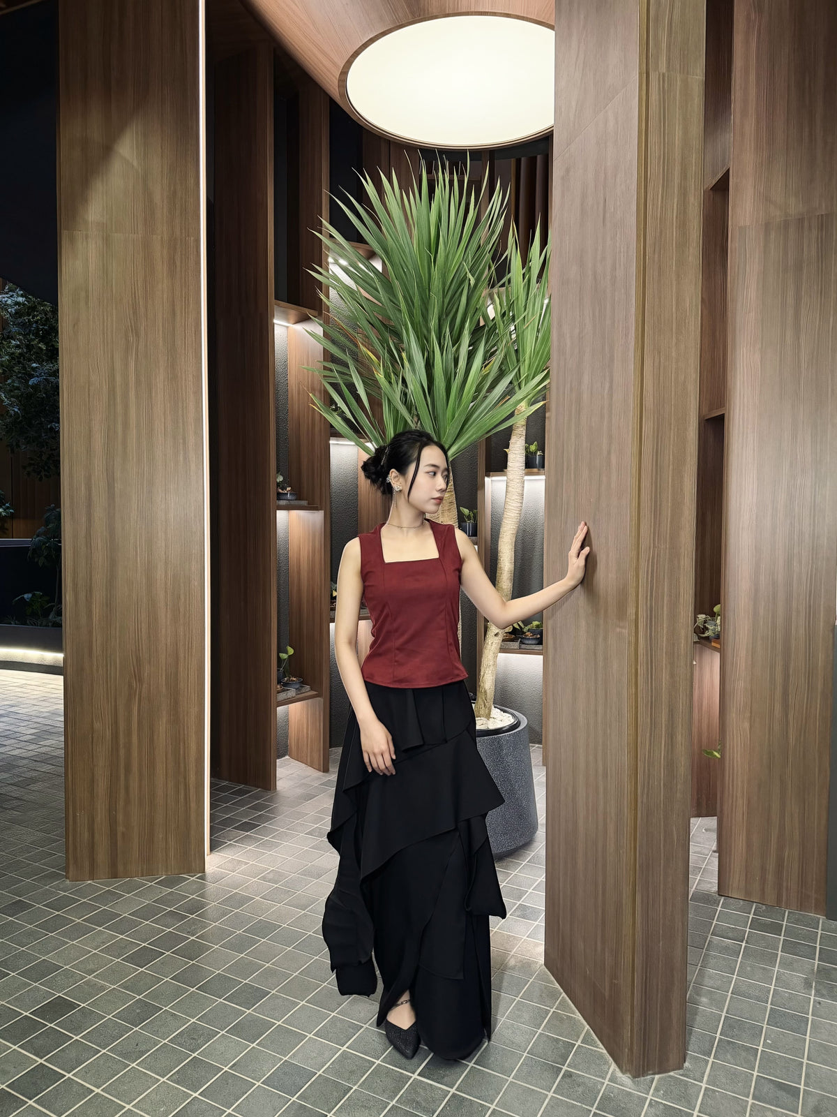 Ammora Long Skirt Black