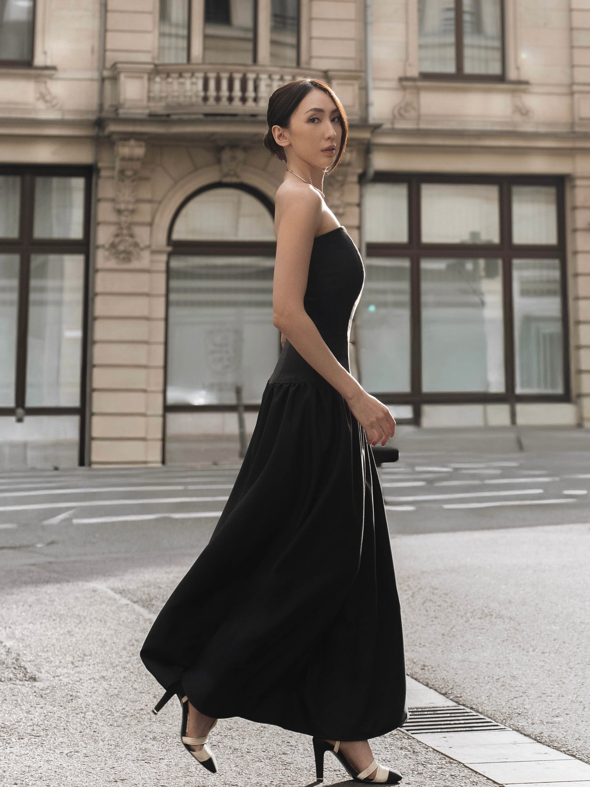 Luna Dropwaist Black