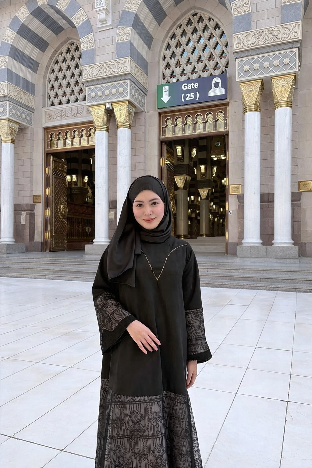 Malika Long Dress Black - Atvezzo Dress