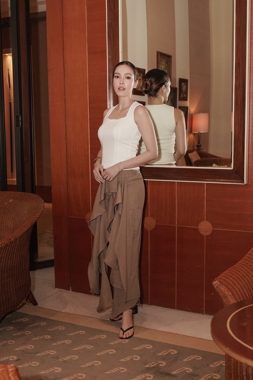 Ammora Skirt Long Golden Brown