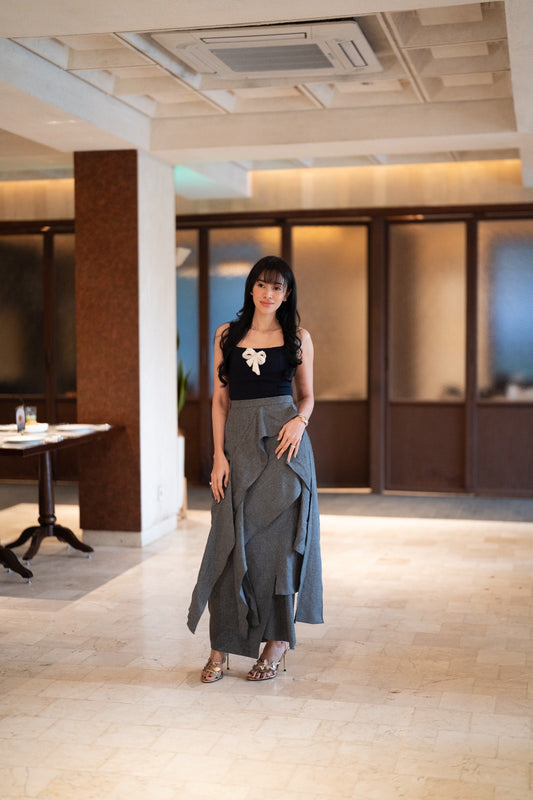 Ammora Skirt Long Silver